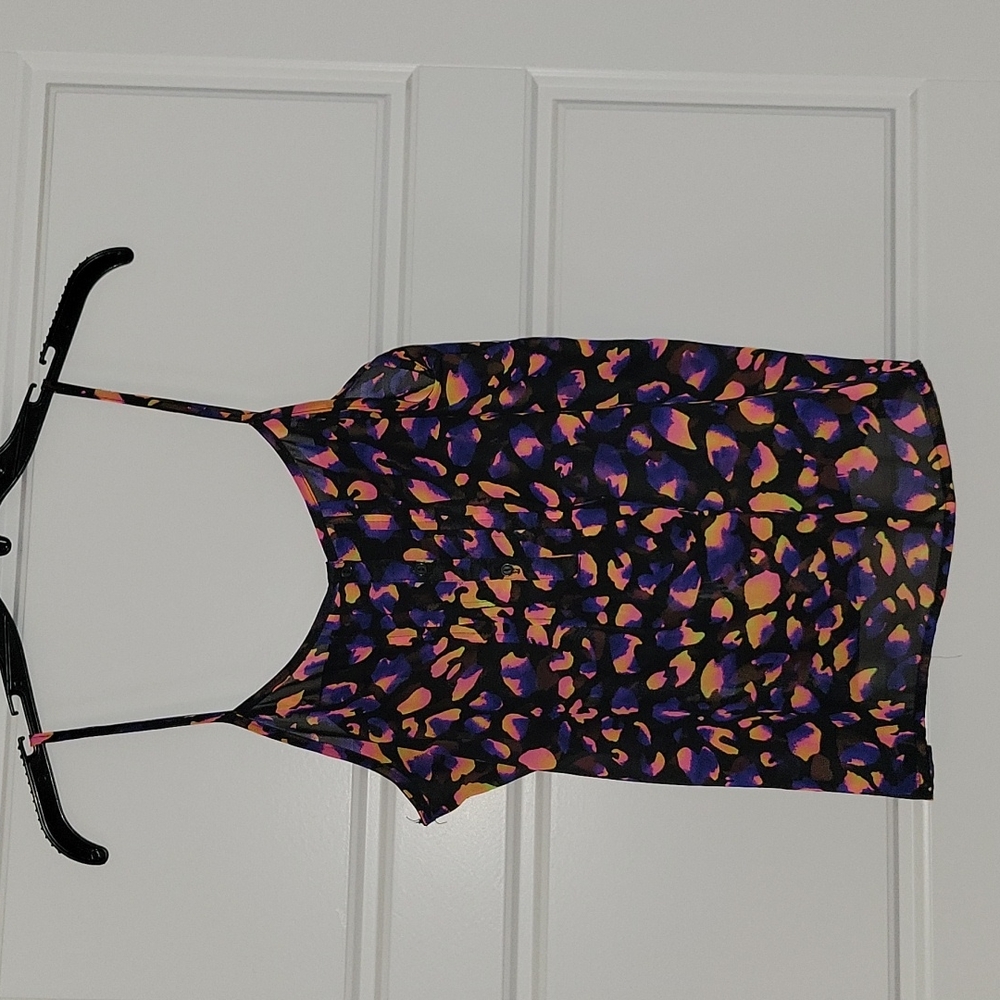 Wet Seal Animal Print Tank Top